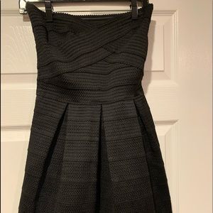 Black bandage babydoll dress